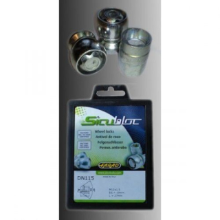 Zajišťovací matice SICUBLOC M14x1,50mm, kužel, zavřená, klíč 19